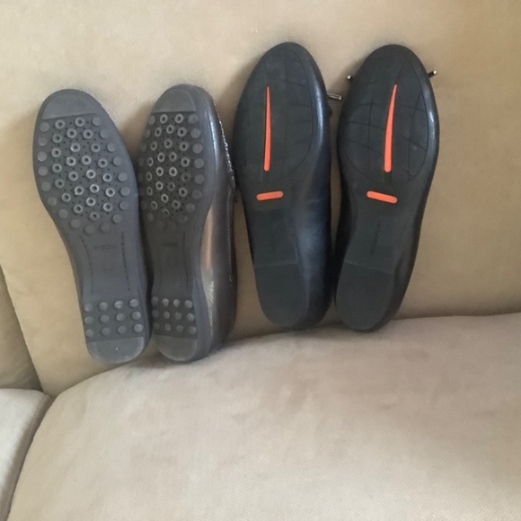 2 New Leather Shoes (Geoxx and Rockport) - Picture 2 of 7